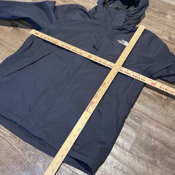 The North Face Dryvent Mono Mountain Jacket Mens Medium Black Hooded Outdoor - Picture 8 of 16
